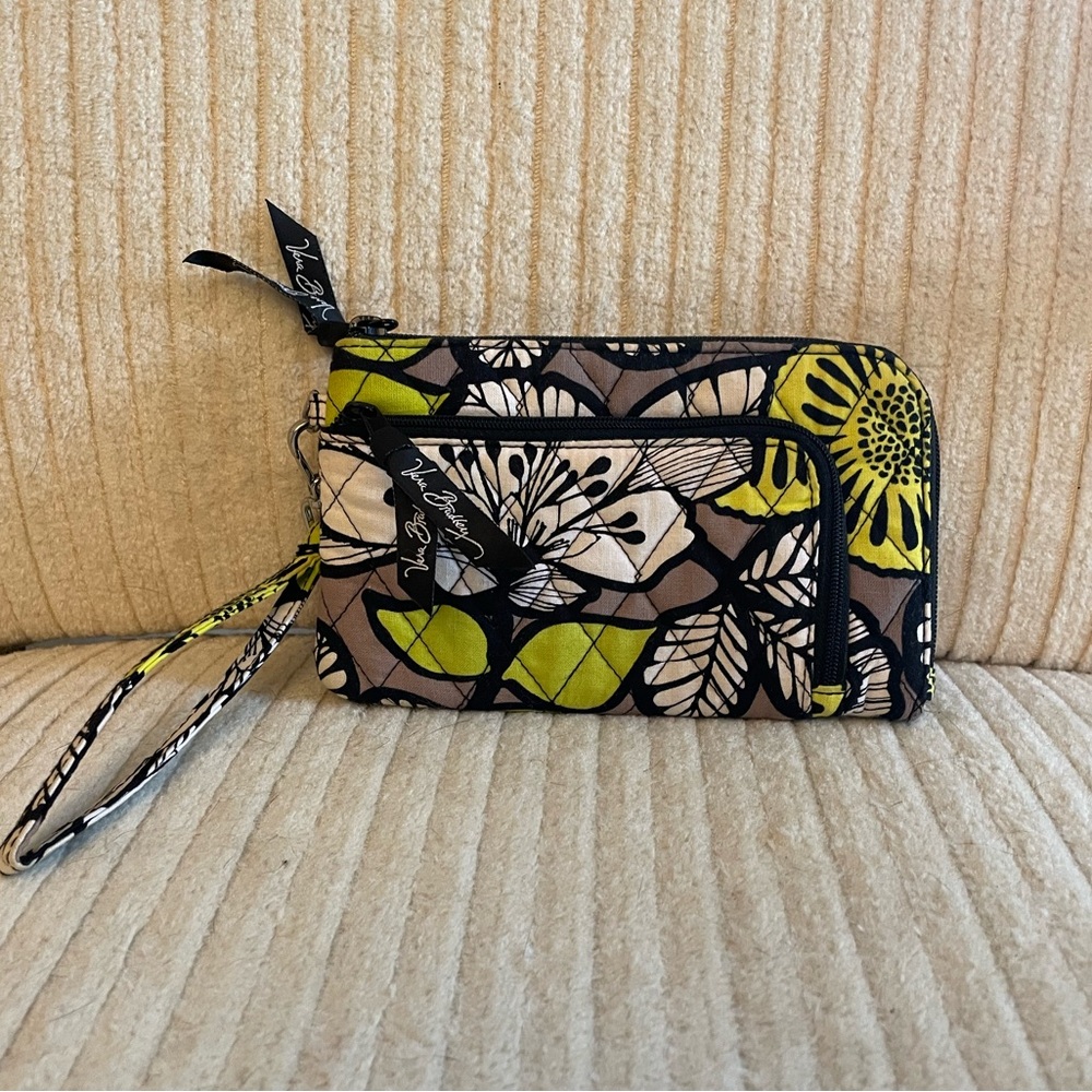 Vera Bradley Wristlet in Citron